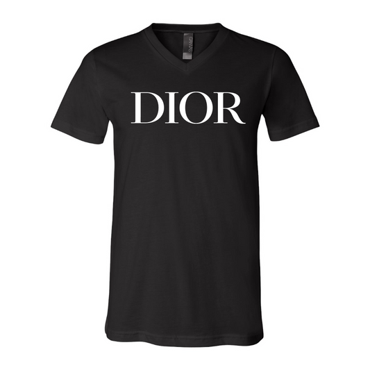 Men's Dior BELLA  CANVAS  Jersey V-Neck Tee