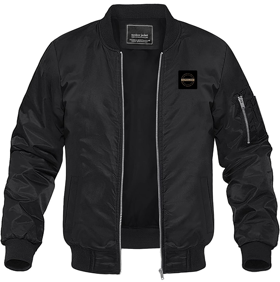 Men's Alphaland Lightweight Bomber Jacket Windbreaker Casual Fall Spring Outdoor Coat