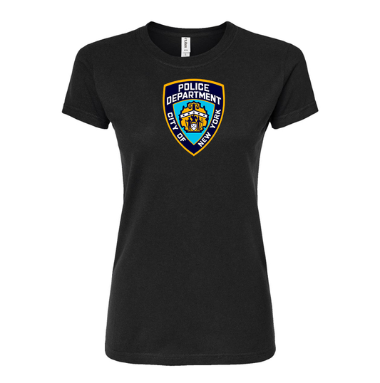 Women's NYPD Round Neck T-Shirt
