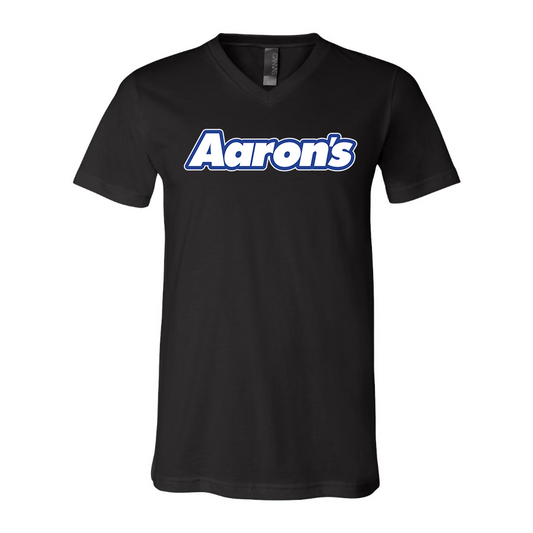 Men's Aarons BELLA  CANVAS  Jersey V-Neck Tee