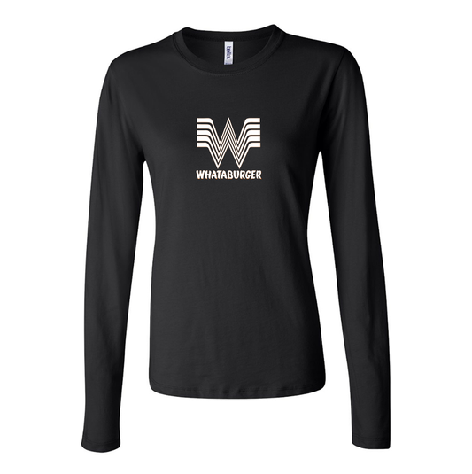 Women's  What A Burger Long Sleeve T-Shirt