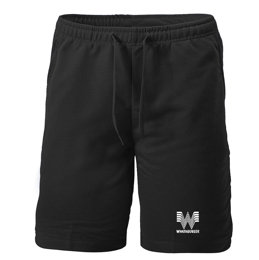 Men's What A Burger  Athletic Fleece Shorts