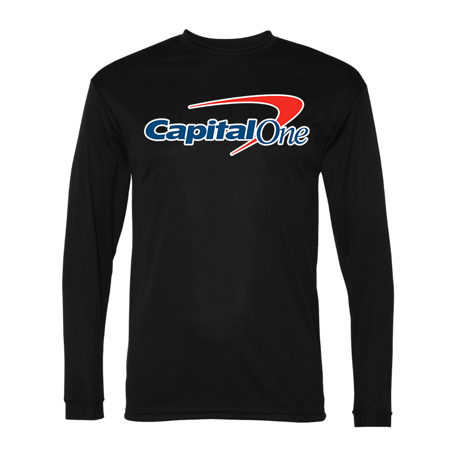 Men's Capital One  Polyester Long Sleeve T-Shirt