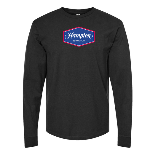 Men's Hampton Cotton Long Sleeve T-Shirt