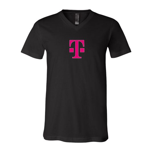 Men's T-Mobile BELLA  CANVAS  Jersey V-Neck Tee