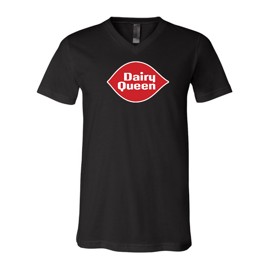 Men's Dairy Queen  BELLA  CANVAS  Jersey V-Neck Tee