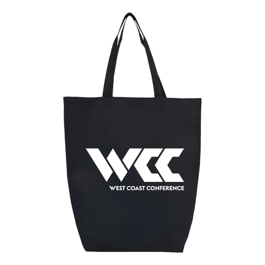West Coast Conference Q-Tees  Non-Woven Gusset Bottom Tote