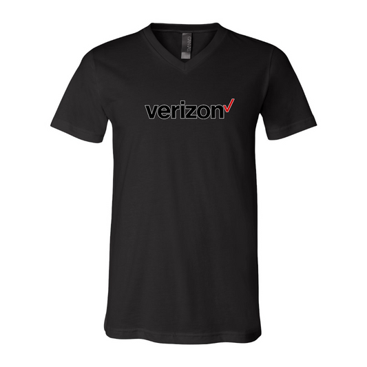 Men's Verizon BELLA  CANVAS  Jersey V-Neck Tee
