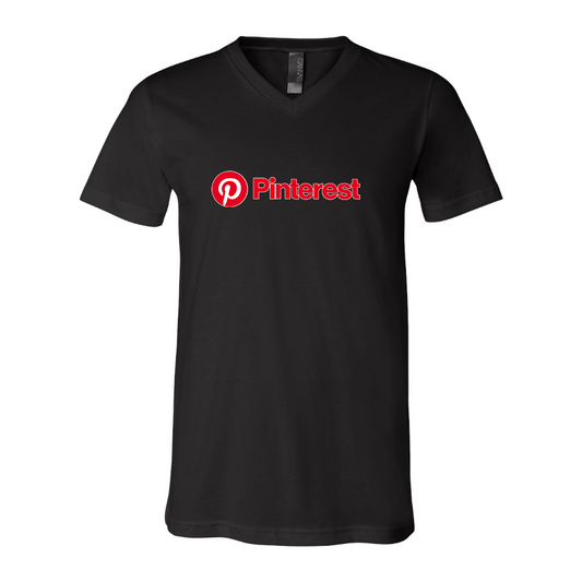 Men's Pinterest BELLA  CANVAS  Jersey V-Neck Tee