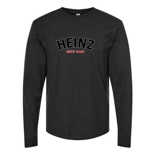 Men's HEINZ Cotton Long Sleeve T-Shirt