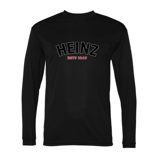 Men's HEINZ Polyester Long Sleeve T-Shirt
