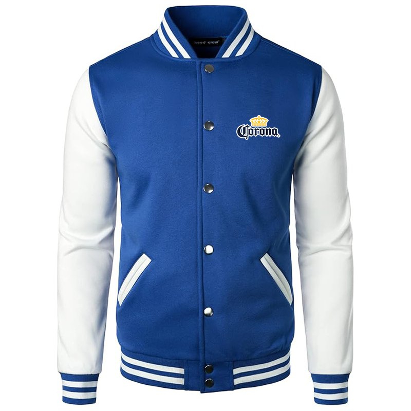 Men's Corona Varsity Baseball Jacket Cotton Blend Letterman Jackets