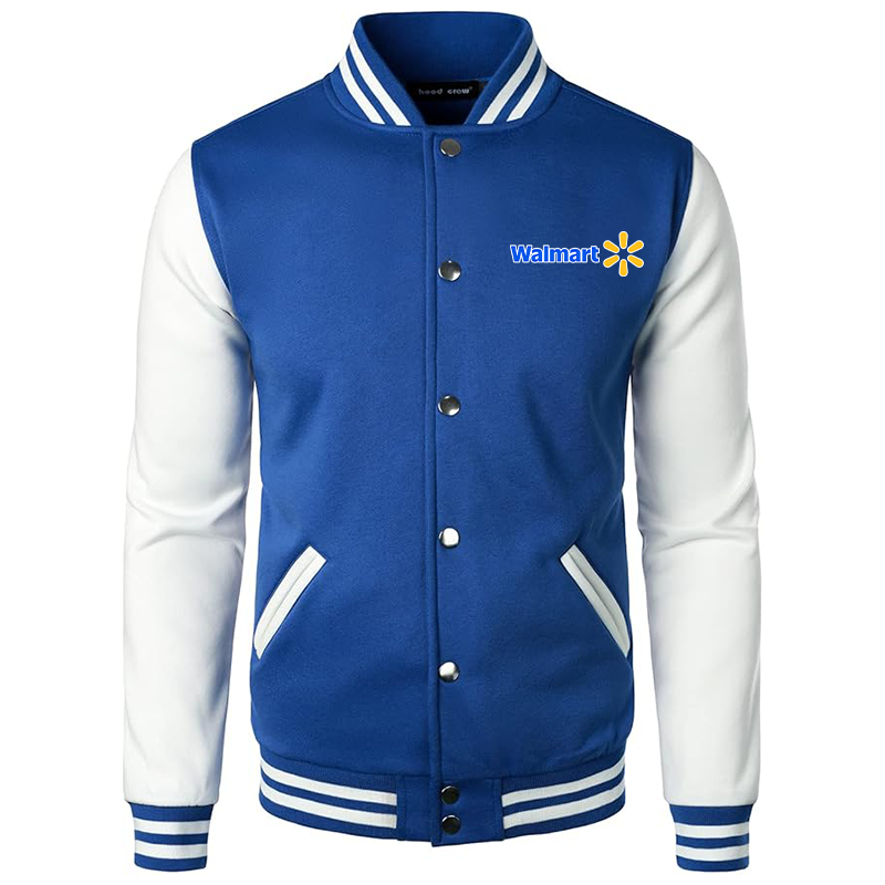 Men's Walmart Varsity Baseball Jacket Cotton Blend Letterman Jackets