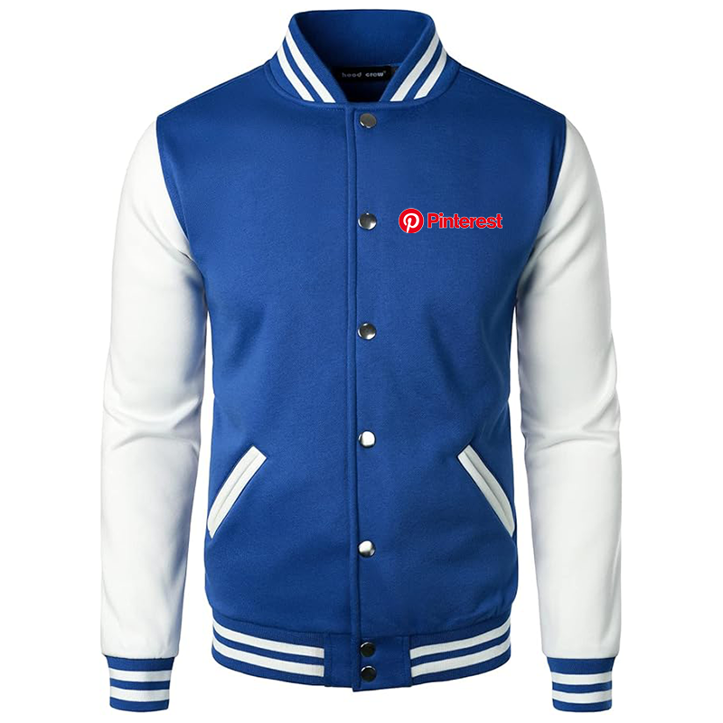 Men's Pinterest  Varsity Baseball Jacket Cotton Blend Letterman Jackets