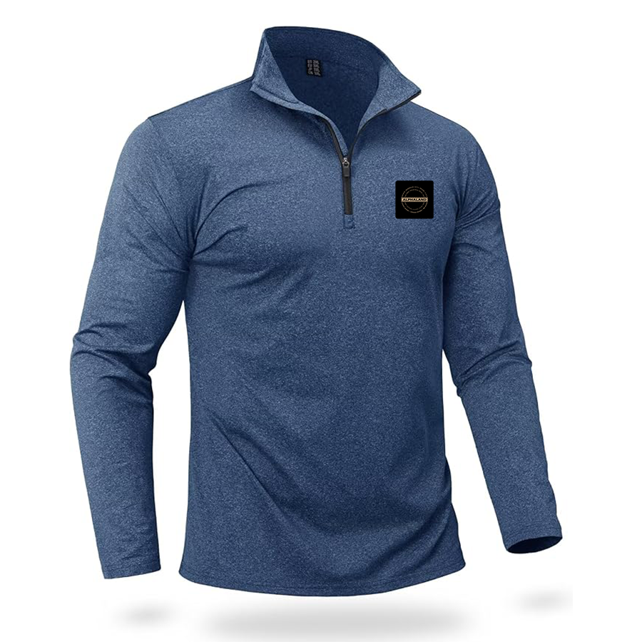Men's Alphaland Quarter Zip Pullover Premium Fleece Lined Heather Long Sleeve Golf Shirts Midweight 1/4 Half Zip Sweatshirts
