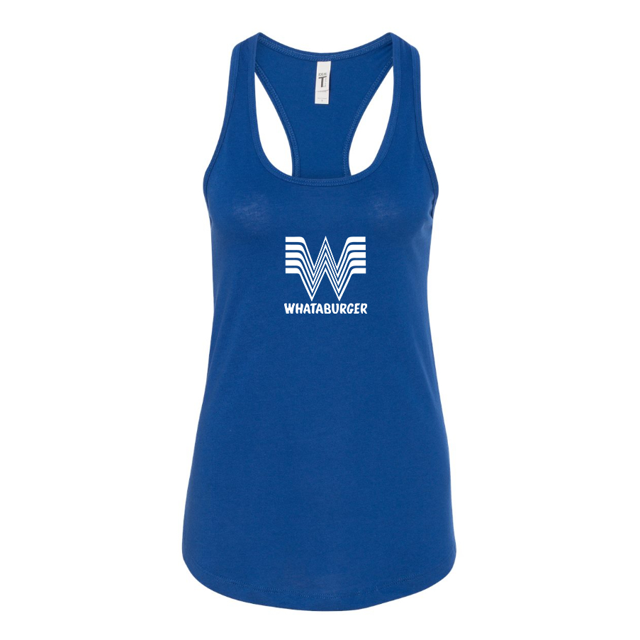 Women's What A Burger Racerback Tank Top