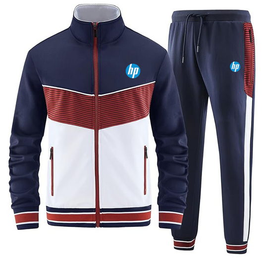Men's hp ANOTWENER Casual 2 Piece Tracksuit Sets Long Sleeve Full Zip Jacket and Sweatpants Sport Outfits Sweatsuits