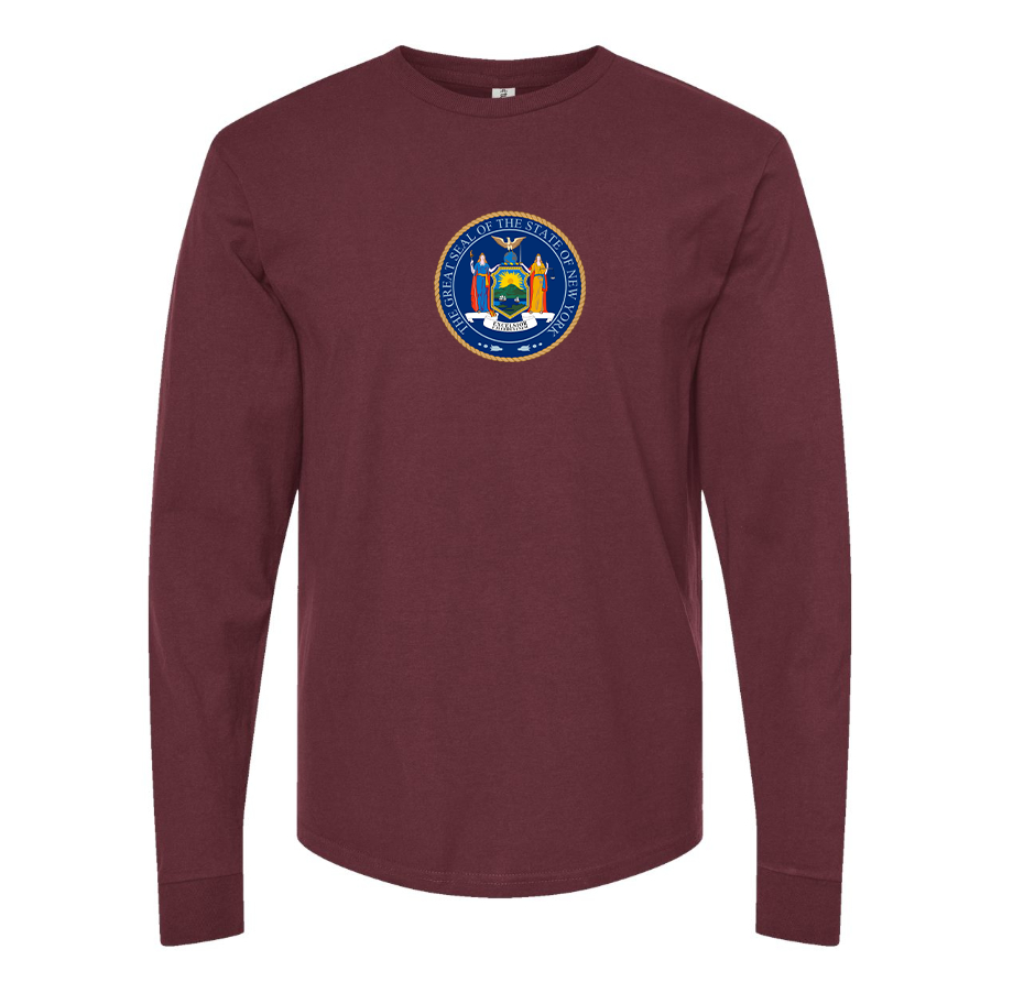 Men's New York  Cotton Long Sleeve T-Shirt