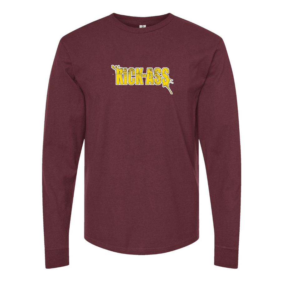 Men's Kick-Ass Cotton Long Sleeve T-Shirt