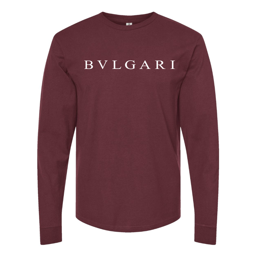 Men's BVLGARI Cotton Long Sleeve T-Shirt