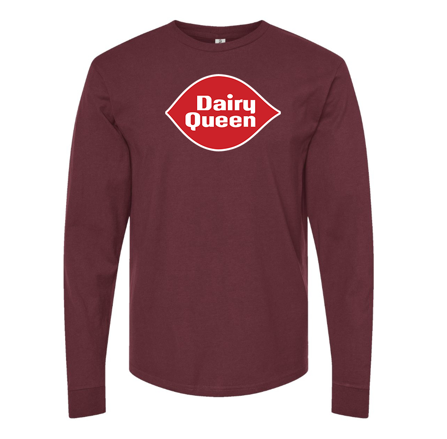 Men's Dairy Queen Cotton Long Sleeve T-Shirt