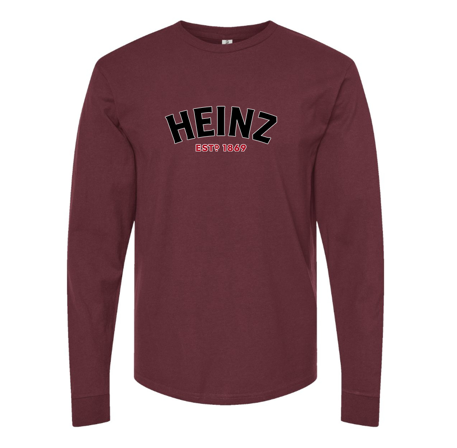 Men's HEINZ Cotton Long Sleeve T-Shirt
