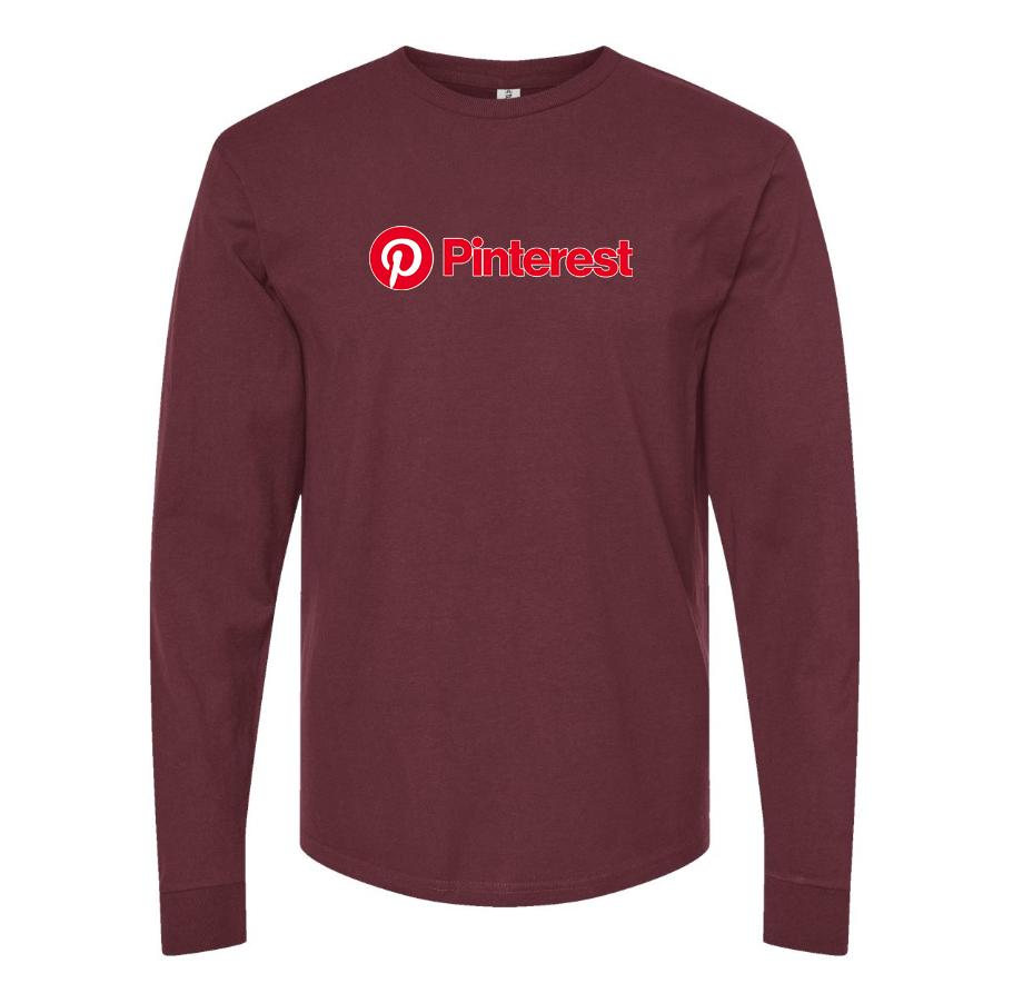 Men's Pinterest Cotton Long Sleeve T-Shirt