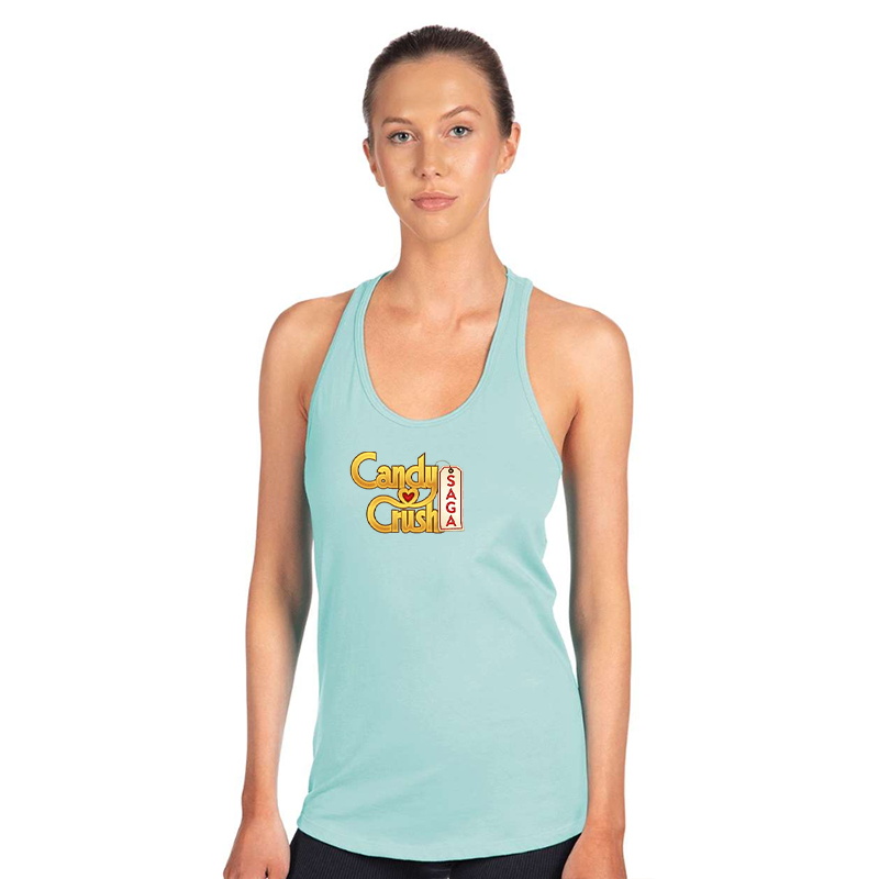 Women's Candy Crush Next Level Ideal Racerback Tank