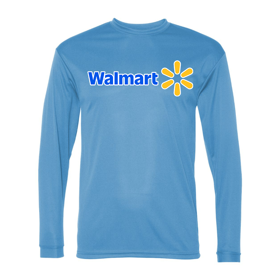 Men's Walmart Polyester Long Sleeve T-Shirt