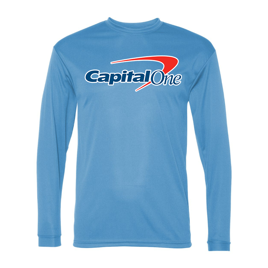 Men's Capital One  Polyester Long Sleeve T-Shirt