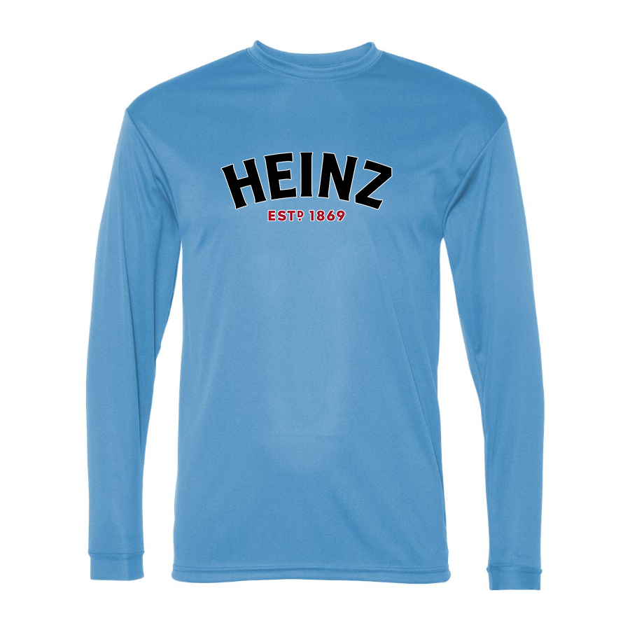 Men's HEINZ Polyester Long Sleeve T-Shirt