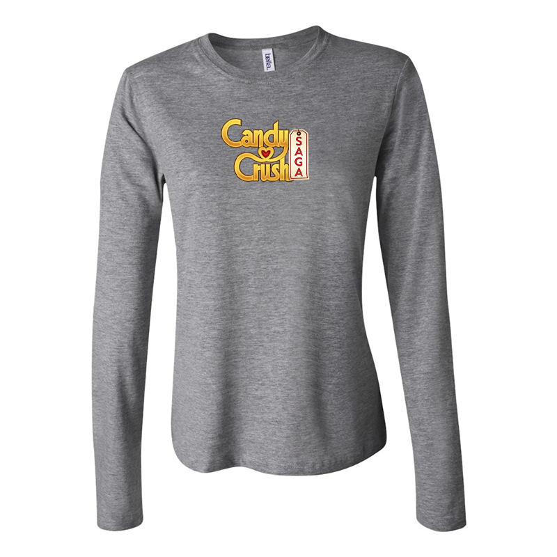 Women’s Candy Crush BELLA CANVAS Jersey Long Sleeve Tee