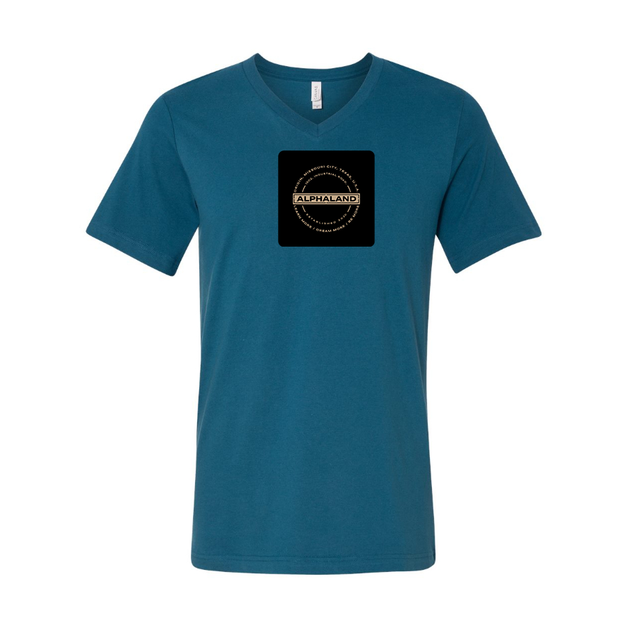 Men's Alphaland BELLA  CANVAS  Jersey V-Neck Tee