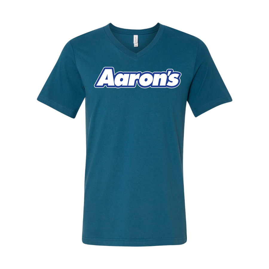 Men's Aarons BELLA  CANVAS  Jersey V-Neck Tee