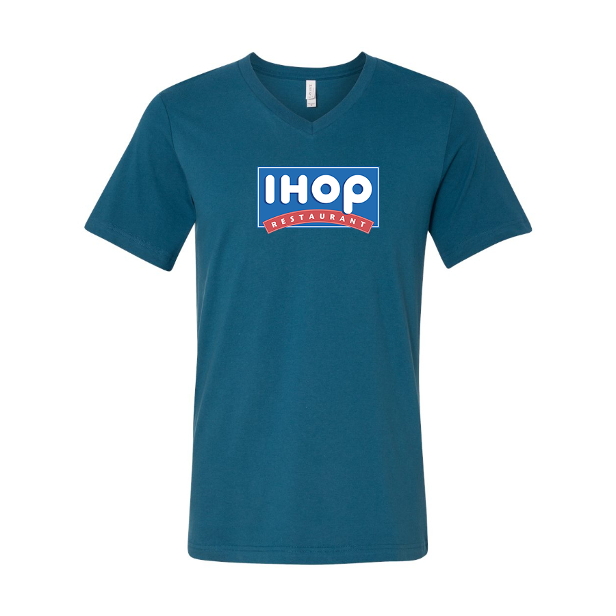 Men's ihop BELLA  CANVAS  Jersey V-Neck Tee