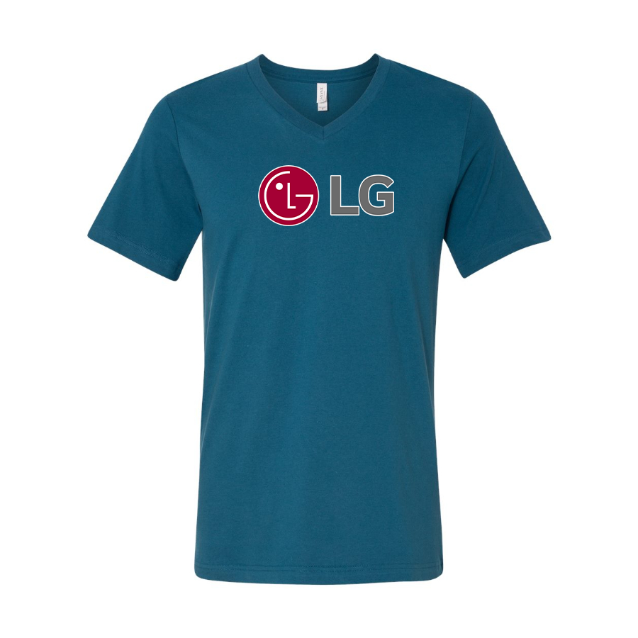 Men's LG BELLA  CANVAS  Jersey V-Neck Tee