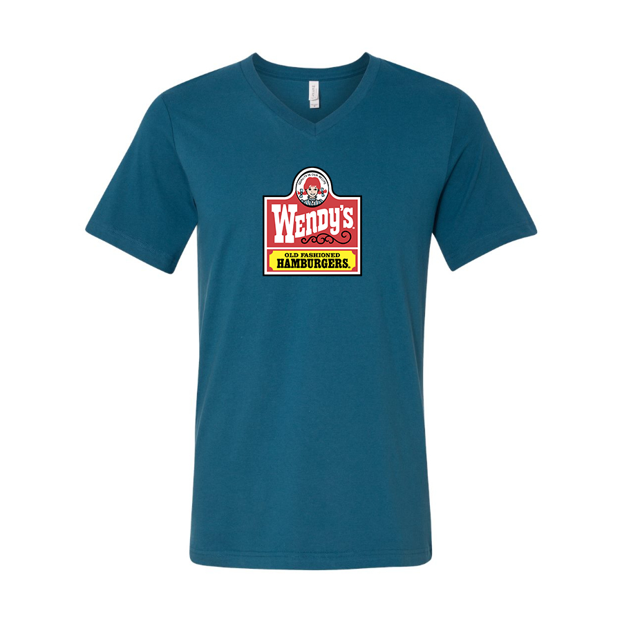 Men's Wendy's BELLA  CANVAS  Jersey V-Neck Tee