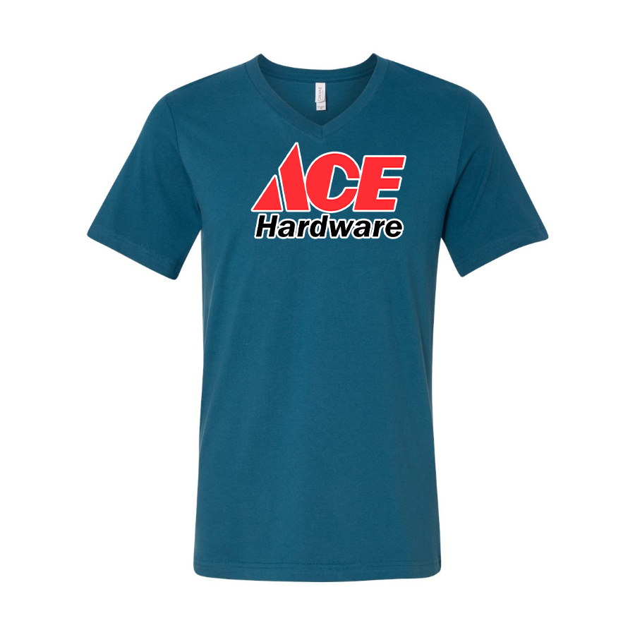 Men's Ace BELLA  CANVAS  Jersey V-Neck Tee