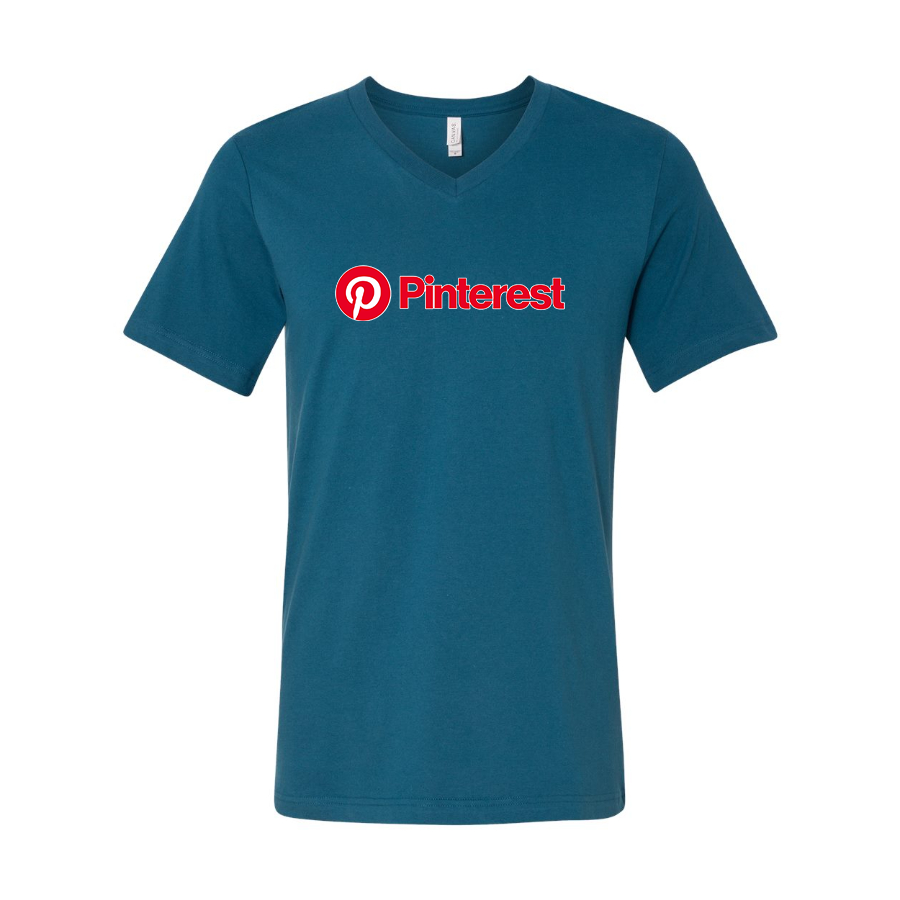 Men's Pinterest BELLA  CANVAS  Jersey V-Neck Tee