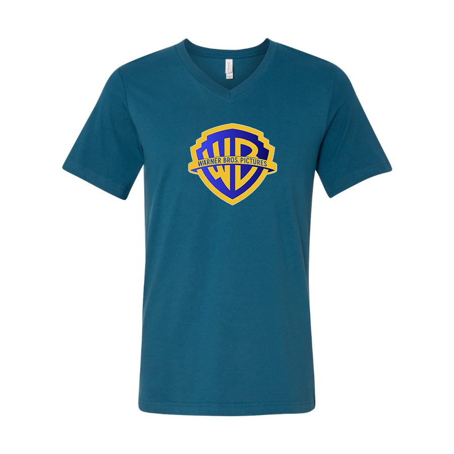 Men's Warner Bros BELLA  CANVAS  Jersey V-Neck Tee