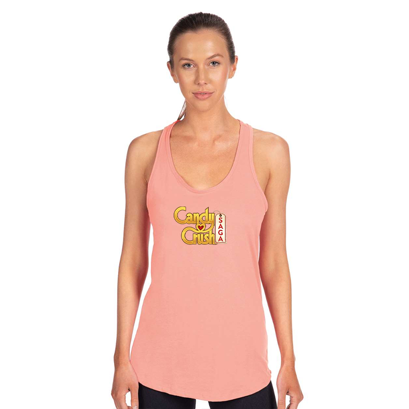 Women's Candy Crush Next Level Ideal Racerback Tank