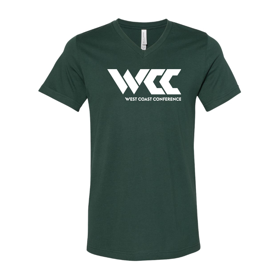 Men's West Coast Conference BELLA  CANVAS  Jersey V-Neck Tee