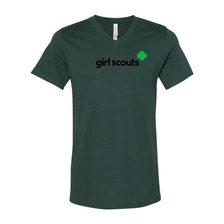 Men's Girl Scouts BELLA  CANVAS  Jersey V-Neck Tee