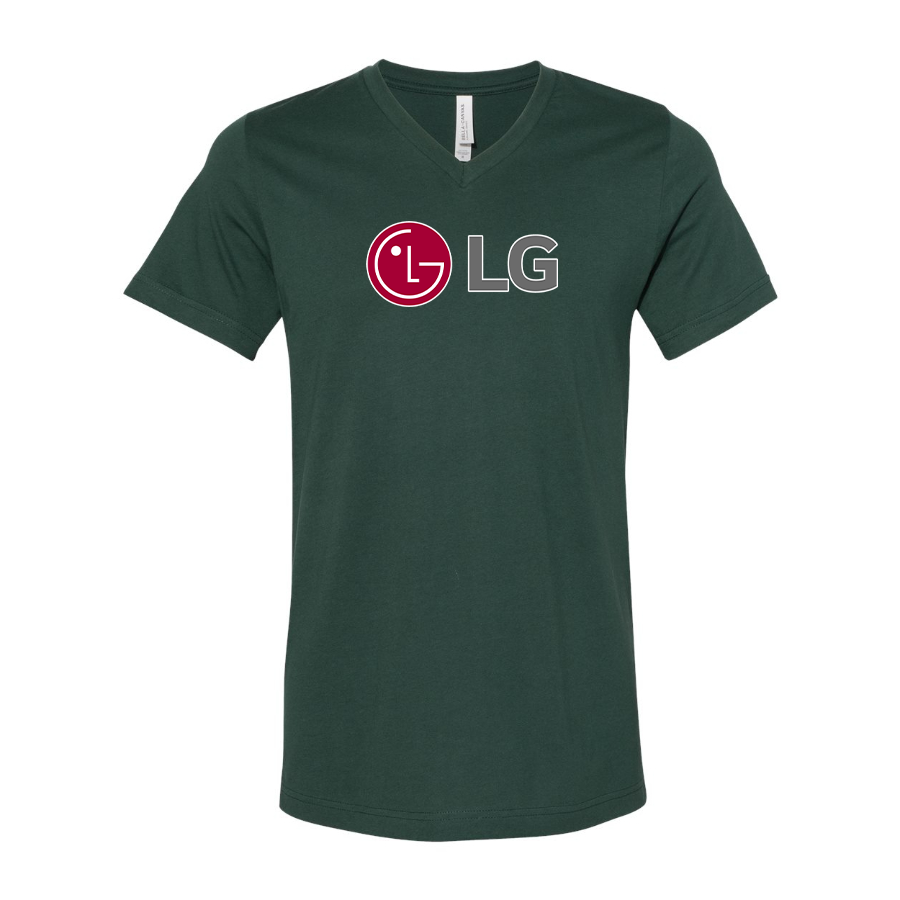 Men's LG BELLA  CANVAS  Jersey V-Neck Tee