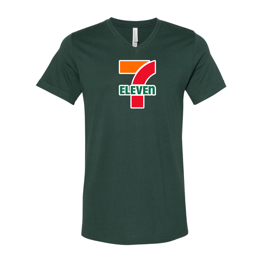 Men's 7-Eleven BELLA  CANVAS  Jersey V-Neck Tee