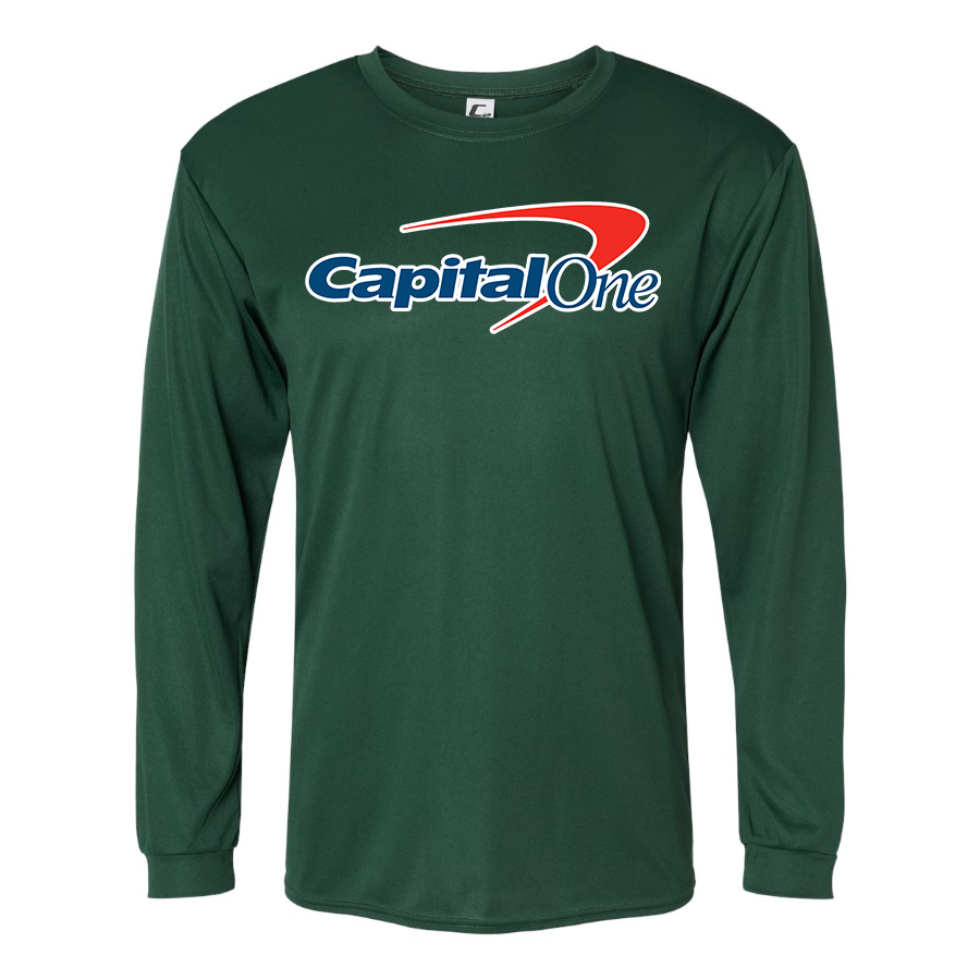 Men's Capital One  Polyester Long Sleeve T-Shirt
