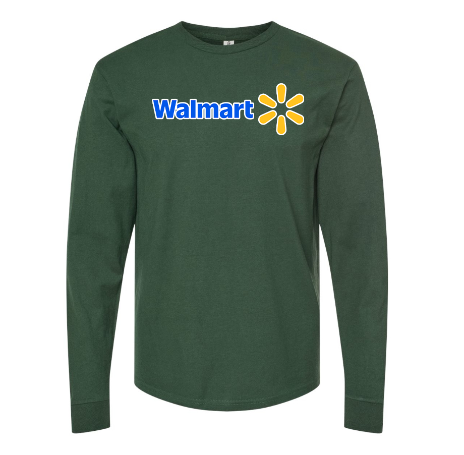 Men's Walmart Cotton Long Sleeve T-Shirt