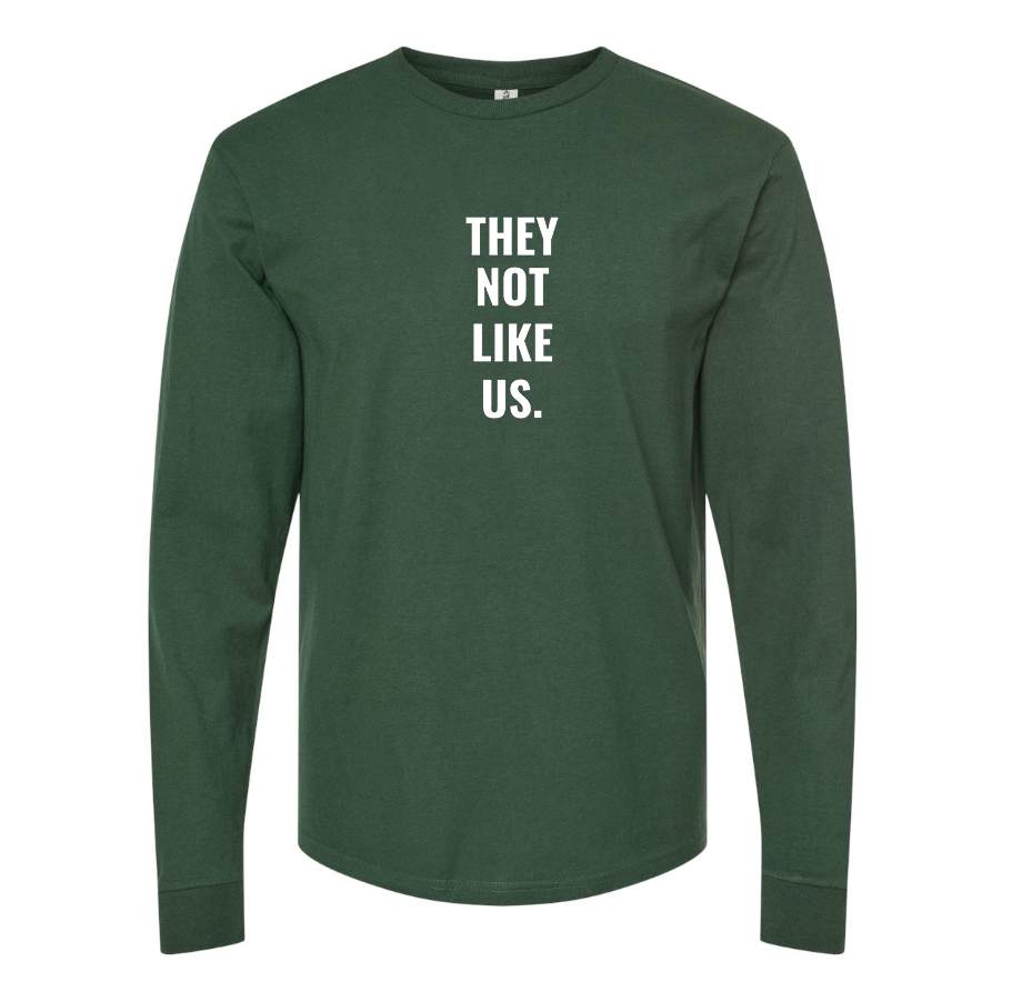 Men's They not like us Cotton Long Sleeve T-Shirt