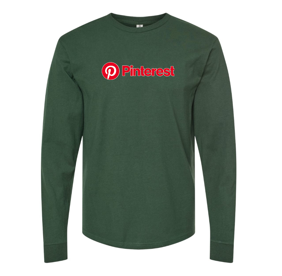 Men's Pinterest Cotton Long Sleeve T-Shirt