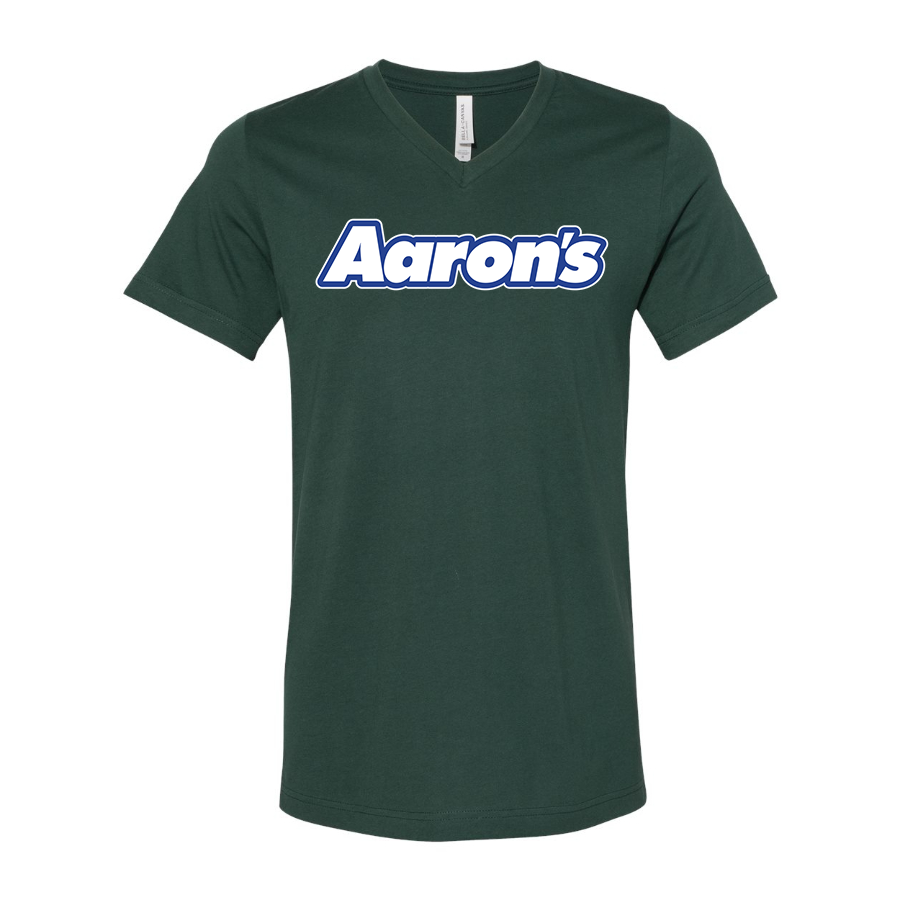 Men's Aarons BELLA  CANVAS  Jersey V-Neck Tee